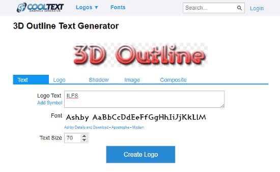 free 3d fonts text maker